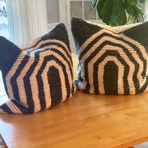 SET OF TWO CB2 Pillows